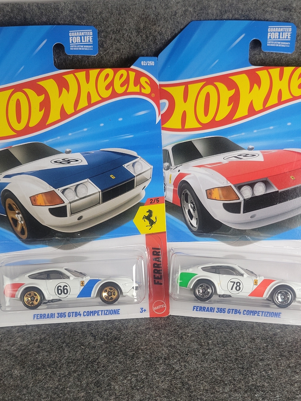 Ferrari 365 GTB4 Competizione Diecast Cars - Hot Wheels